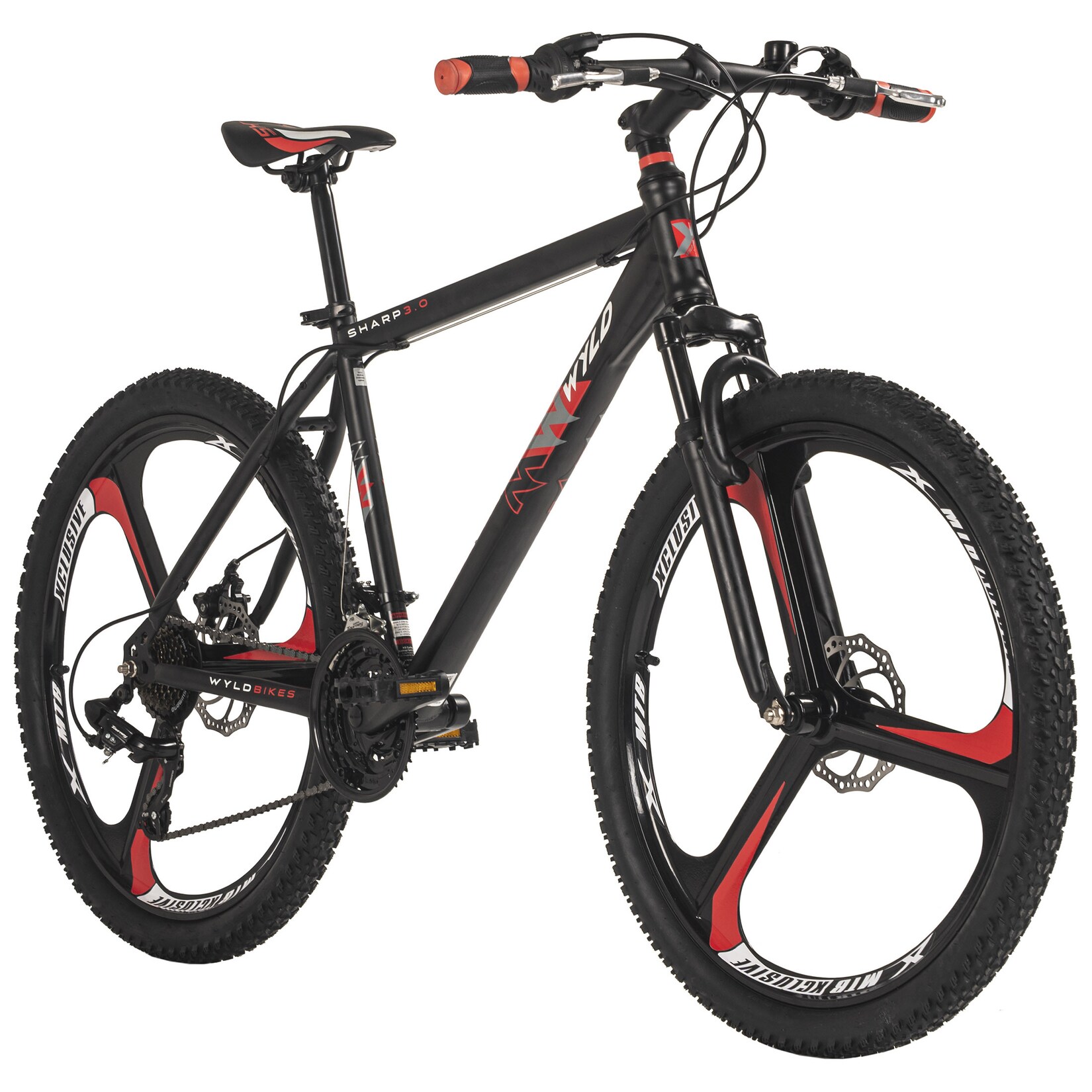 WYLD Mountainbike Hardtail 26'' Sharp Schwarz änge