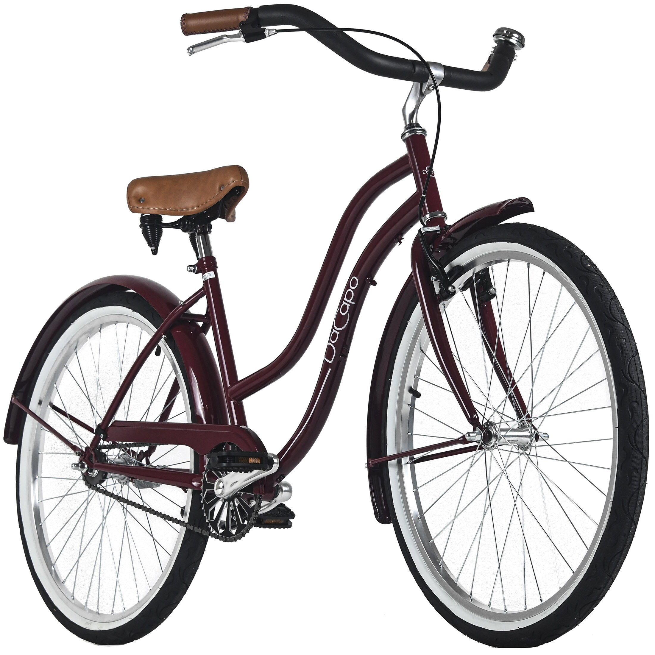 Dacapo DaCapo Beachcruiser Damen 26" California Rot 1 Gang RH&nbsp;46 cm 