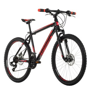 KS Cycling Mountainbike Hardtail 26 Zoll Sharp schwarz-rot 