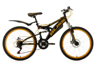 KS Cycling Jugendfahrrad Mountainbike Fully 24" Bliss 