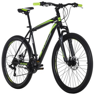 KS Cycling Mountainbike Hardtail 26 Zoll Catappa schwarz-grün 
