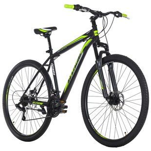 KS Cycling Mountainbike Hardtail 29 Zoll Catappa schwarz-grün 
