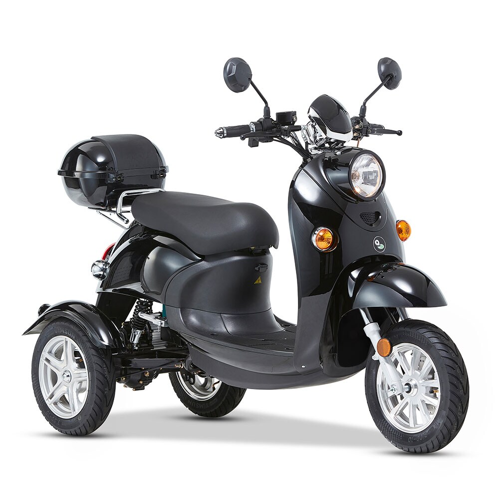 ENEWAY 3-Rad E-Mobil Modena II 25 km/h E-Trike ETrike Elektrofahrzeug Mobilitätsfahrzeug schwarz