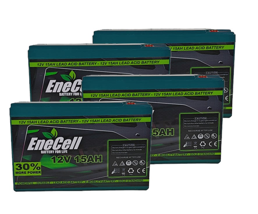 ENEWAY BleiGELAkkupack 48V 15AH f&uuml;r Revoluzzer XT90 