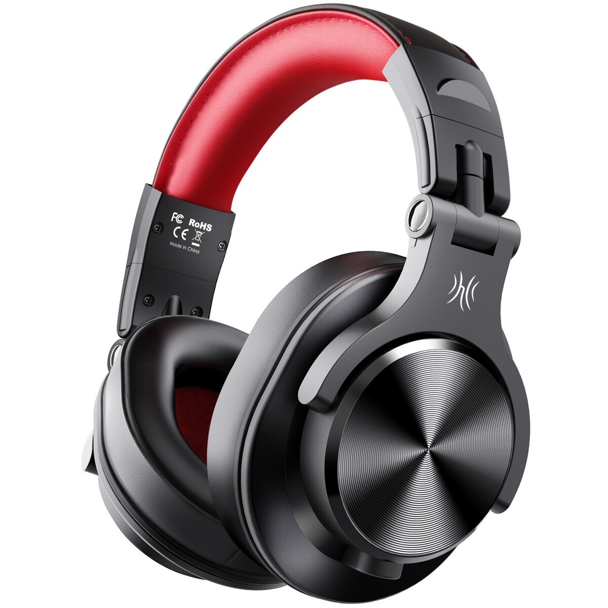 ONEODIO A70 Bluetooth Kopfh&ouml;rer Schwarz-Rot 