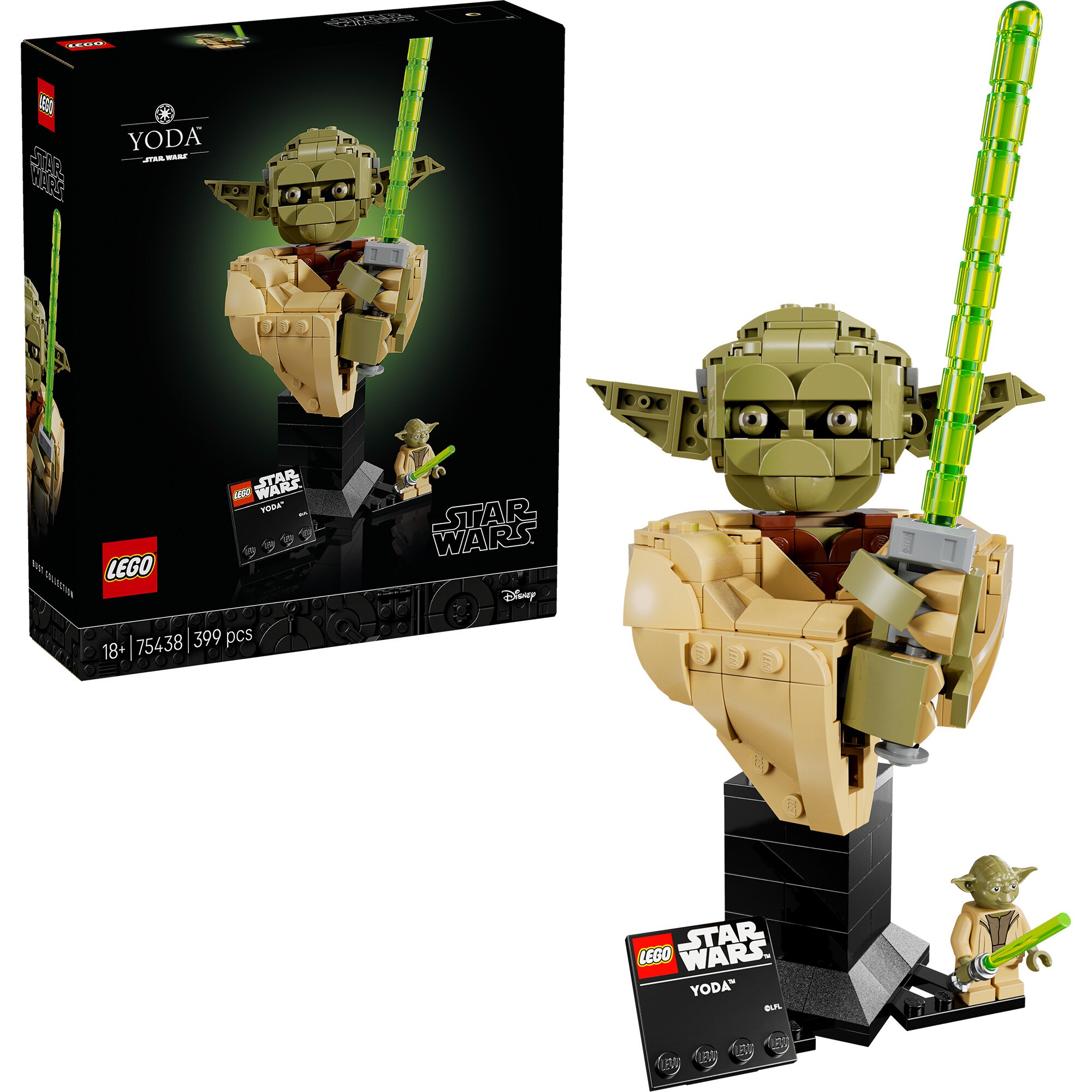 LEGO Konstruktionsspielzeug Star Wars Yoda B&uuml;ste - Bild 1