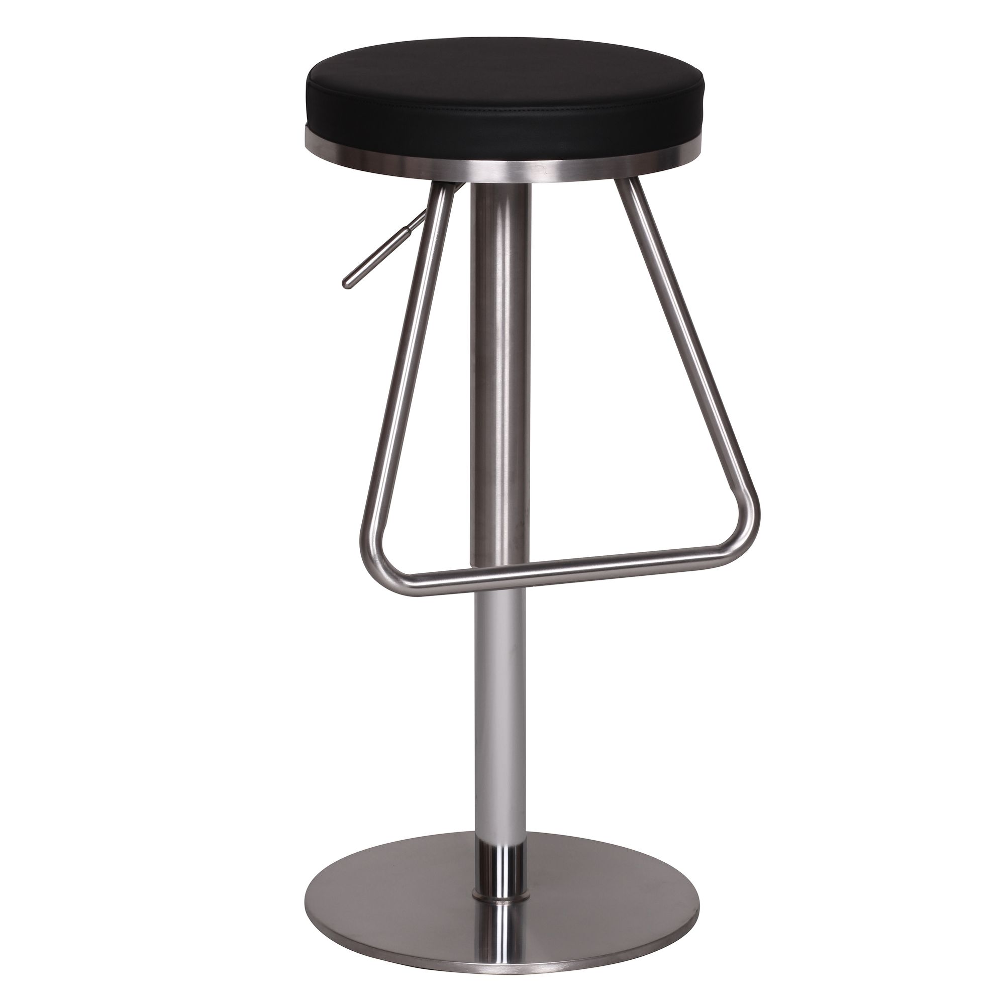 FineBuy Barhocker Edelstahl Design Barstuhl Tresenstuhl Modern Bistrohocker 
