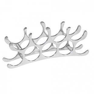 Weinregal Flaschenregal Metall Flaschenständer Weinflaschenhalter Silber 