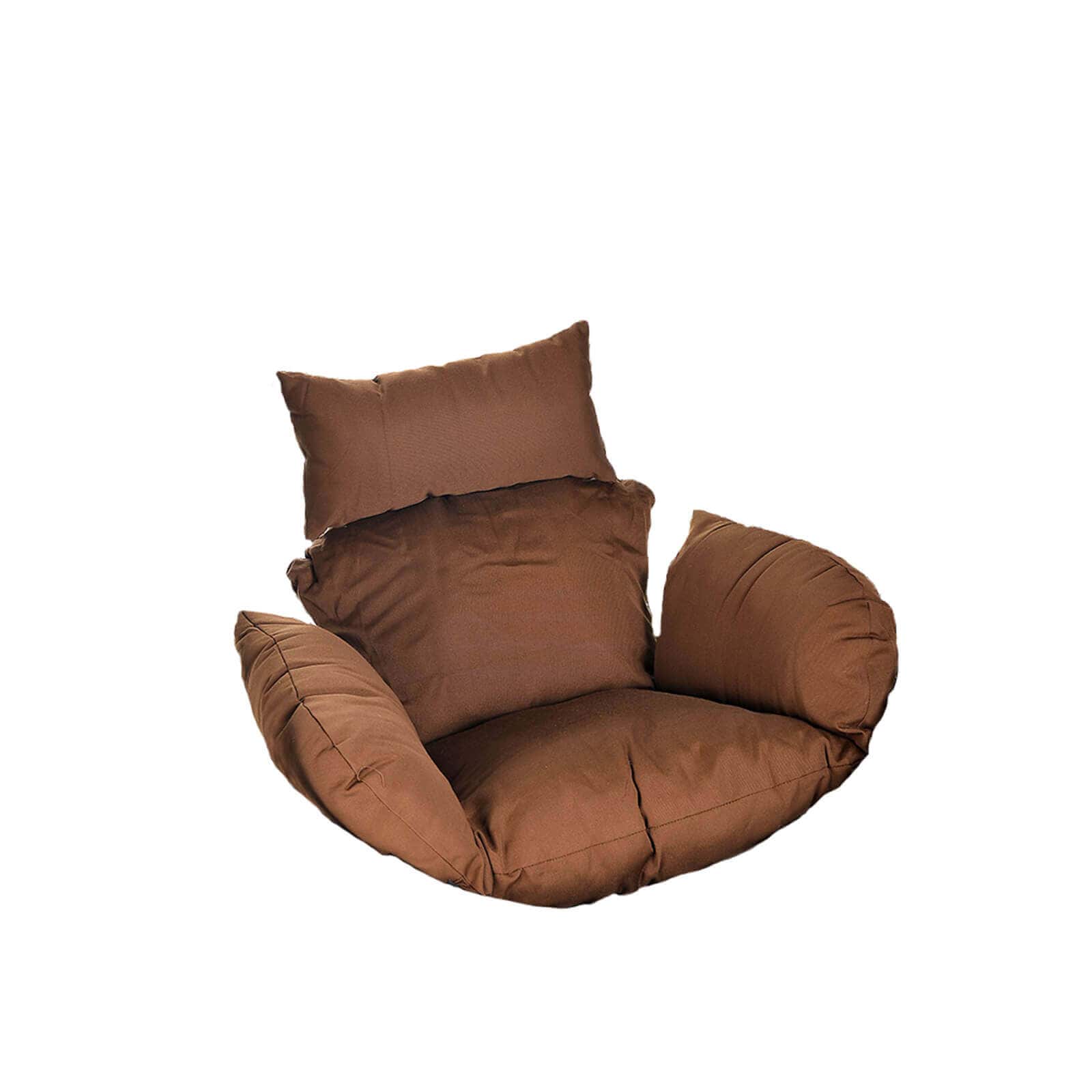 HOME DELUXE Polyrattan H&auml;ngesessel CIELO - Grau/Braun nur Kissen 