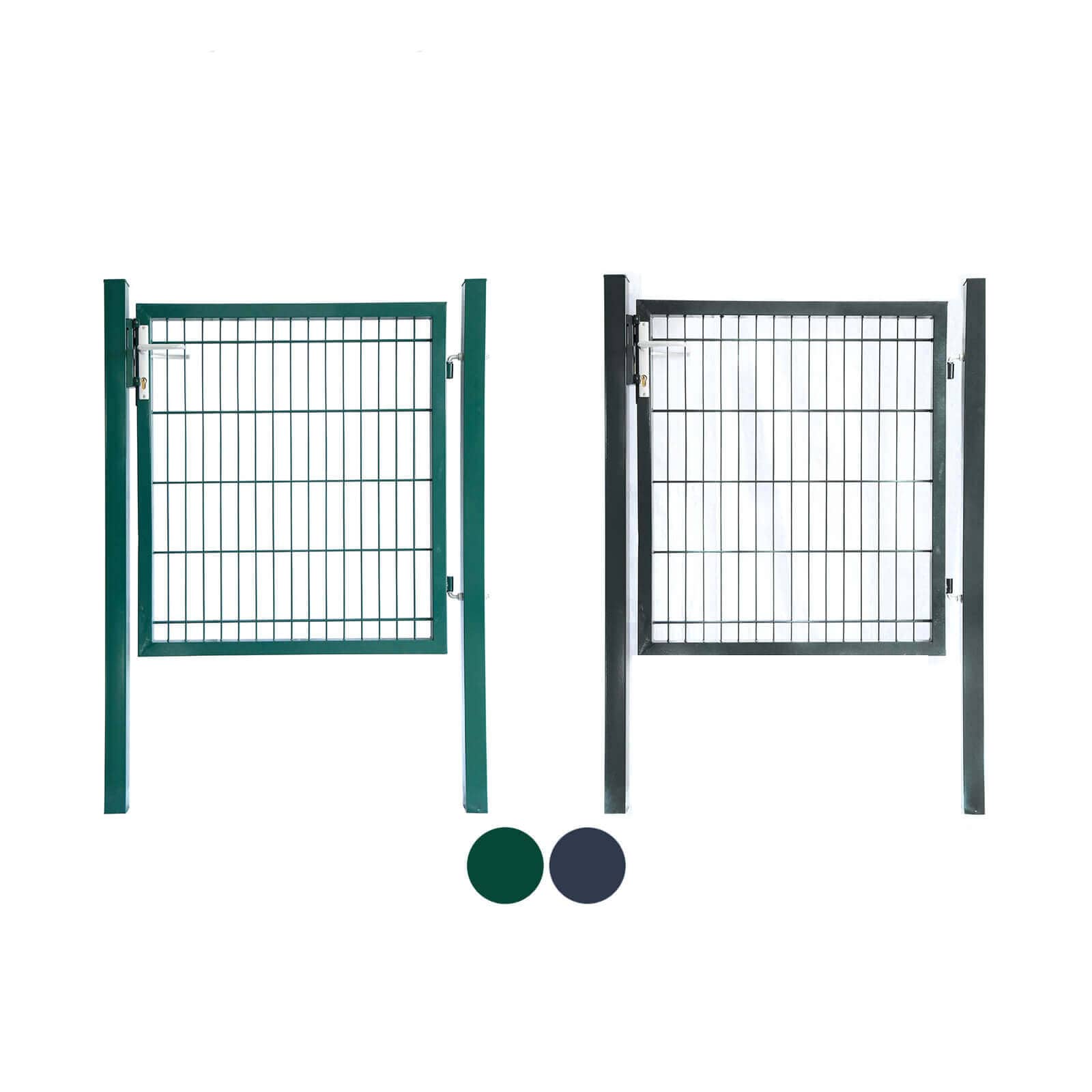 HOME DELUXE Gartentor f&uuml;r Doppelstabmattenzaun PORTARIUS - 160 cm Anthrazit 