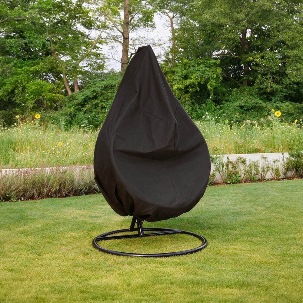 HOME DELUXE Regenabdeckung für Hängesessel CAPE CIELO - Schwarz