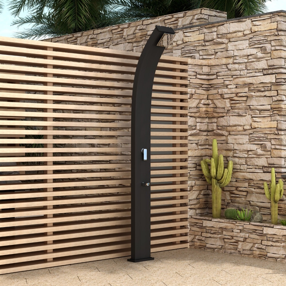 HOME DELUXE Solardusche aus Aluminium ATHEN 