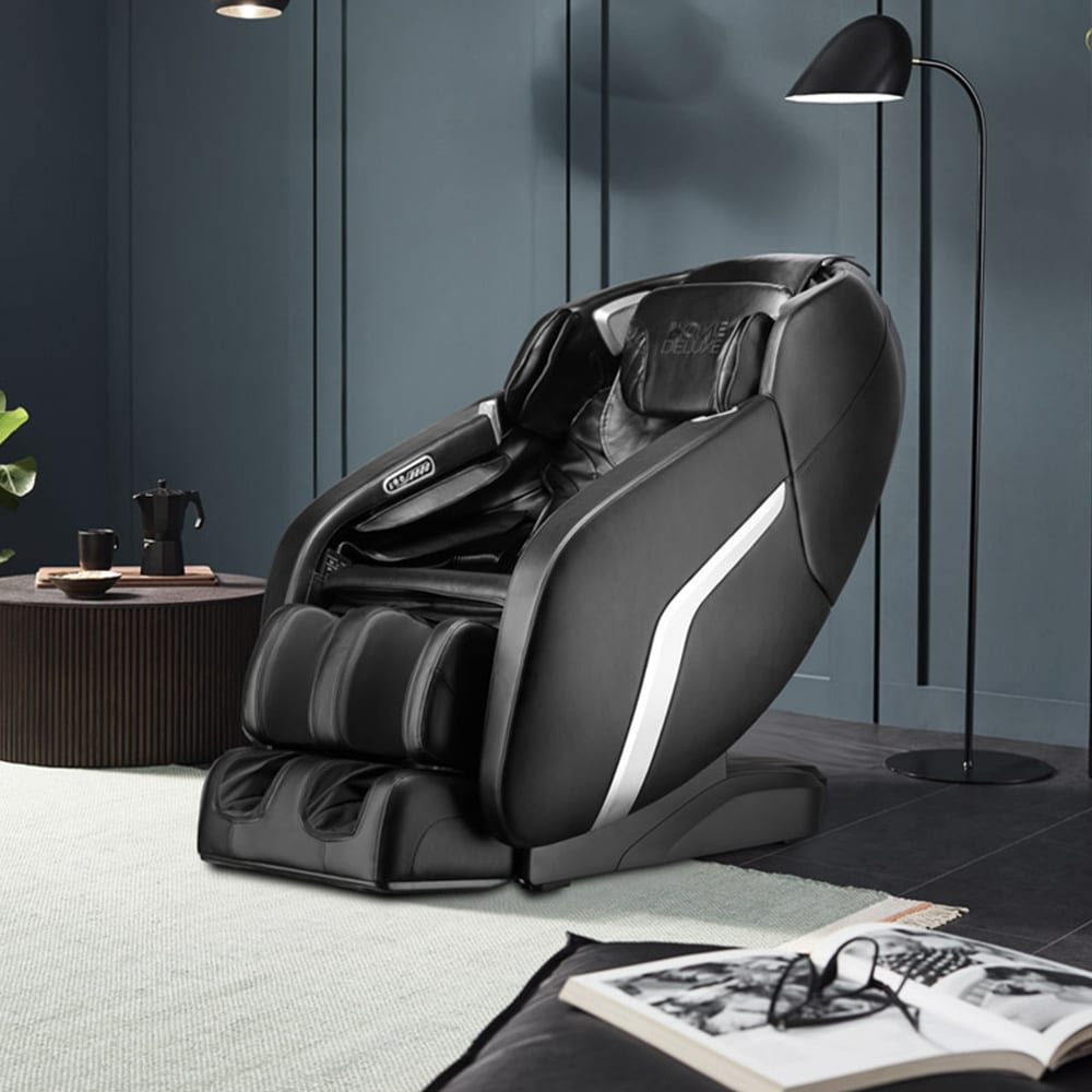 HOME DELUXE Massagesessel mit Zero-Gravity-Funktion DUNES - Schwarz 