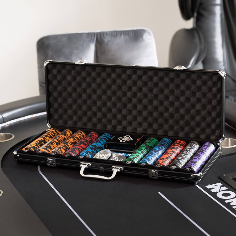 HOME DELUXE Pokerkoffer mit 500 Chips á 14g NO LIMIT