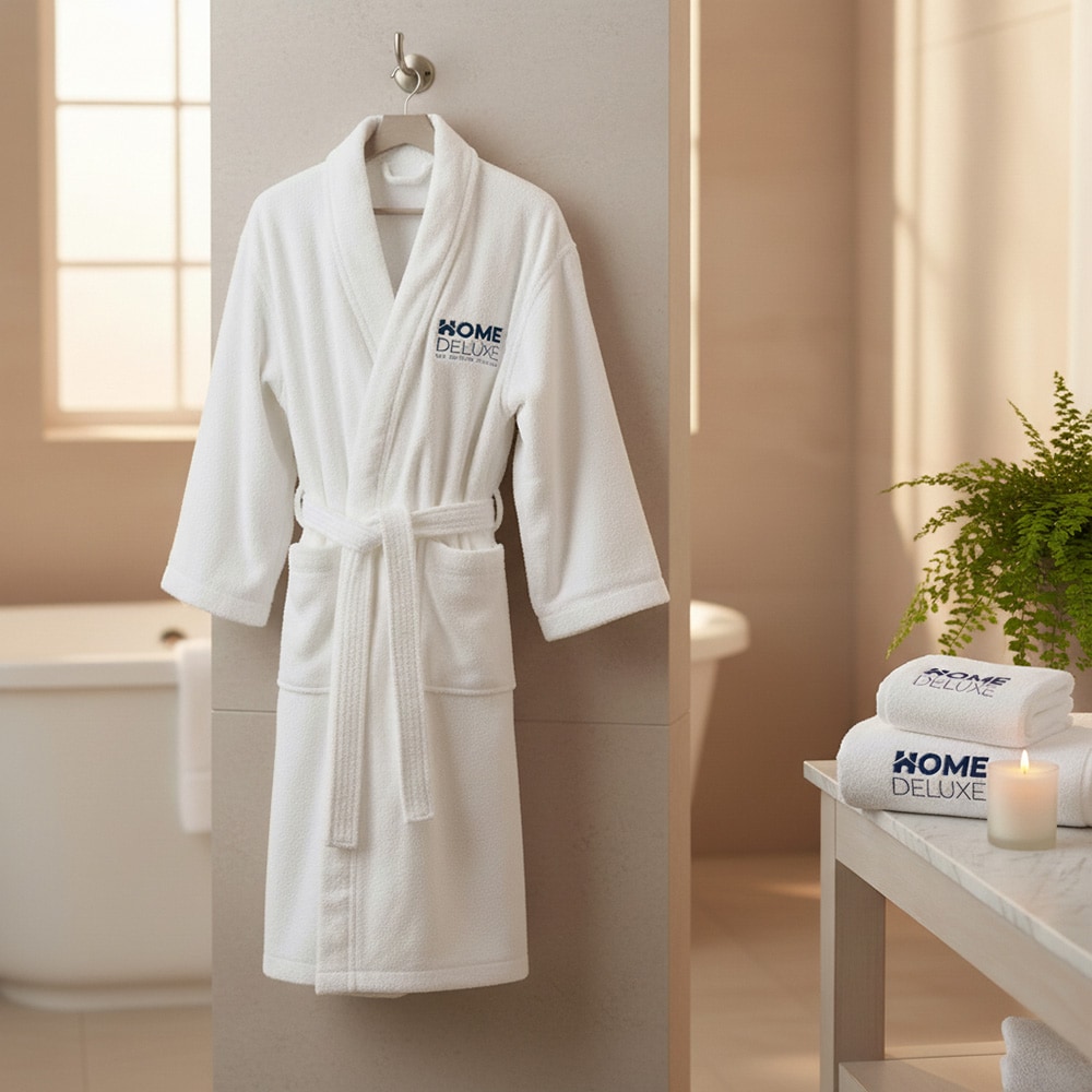 HOME DELUXE Sauna-Set Bademantel und Handt&uuml;cher NOA M 