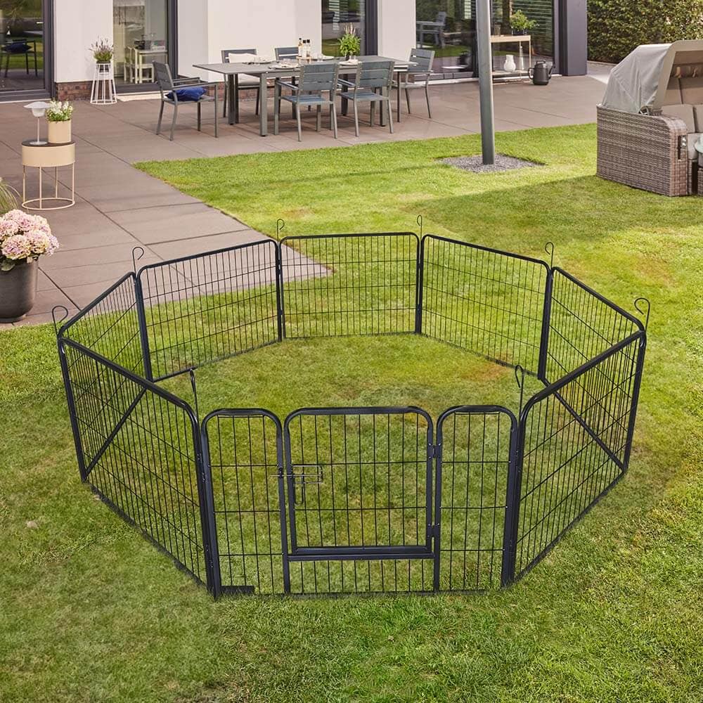 HOME DELUXE Welpenauslauf BARKI 80 x 60 cm / 8-teilig 