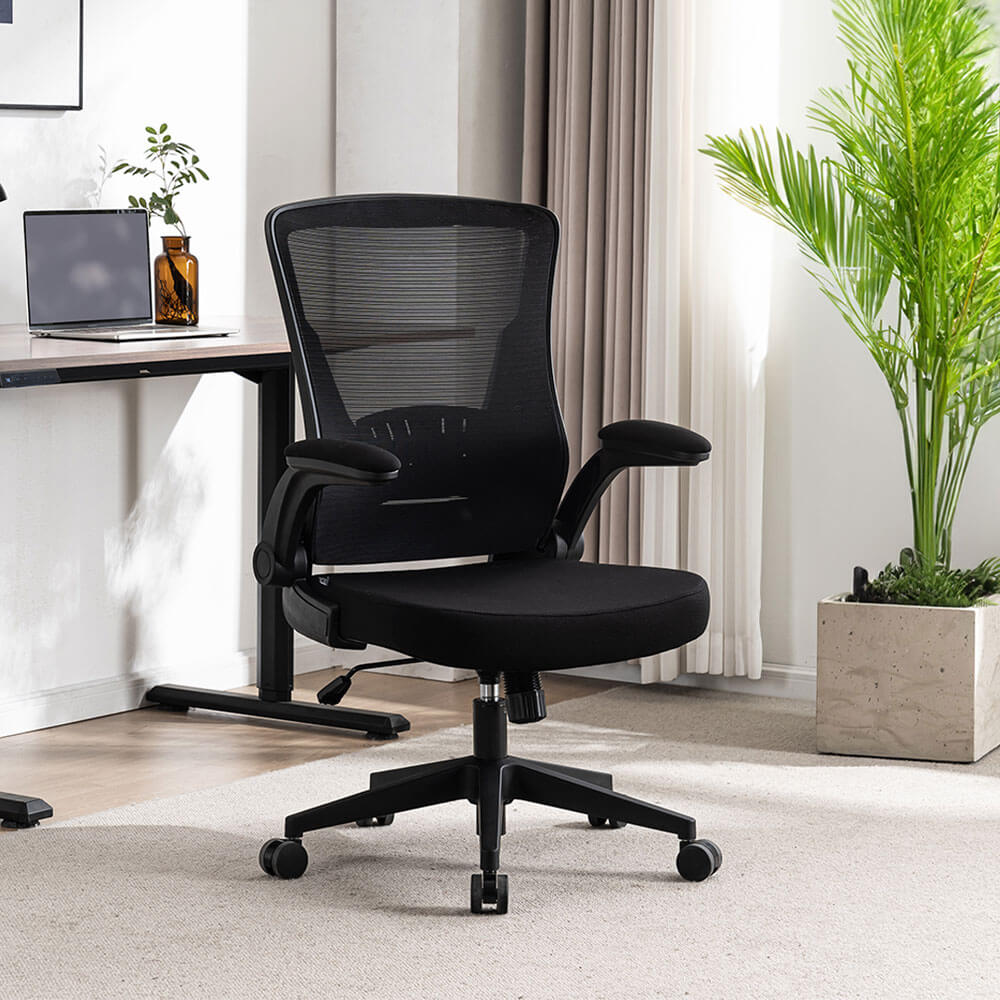 HOME DELUXE Schreibtischstuhl ZELA - Schwarz 
