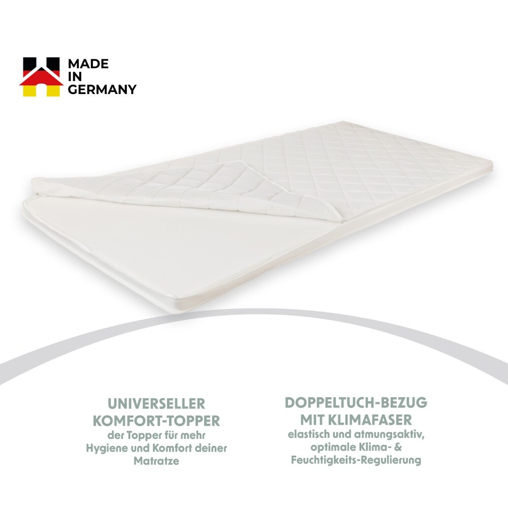 HOME DELUXE Topper LAY - 160 x 200 cm Made in Germany 