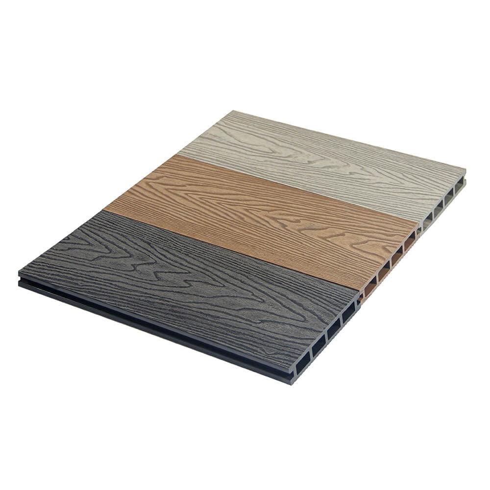 HOME DELUXE WPC Terrassendielen SAMANA PREMIUM Komplettset (inkl. Unterkonstruktion) - Teak 20 m&sup2; 