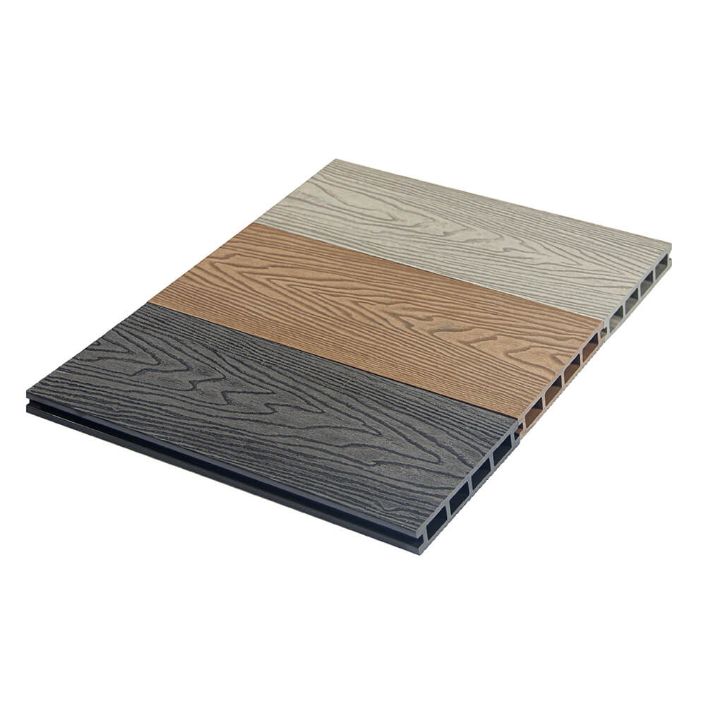 HOME DELUXE WPC Terrassendielen SAMANA PREMIUM Komplettset (inkl. Unterkonstruktion) - Teak 40m&sup2; 