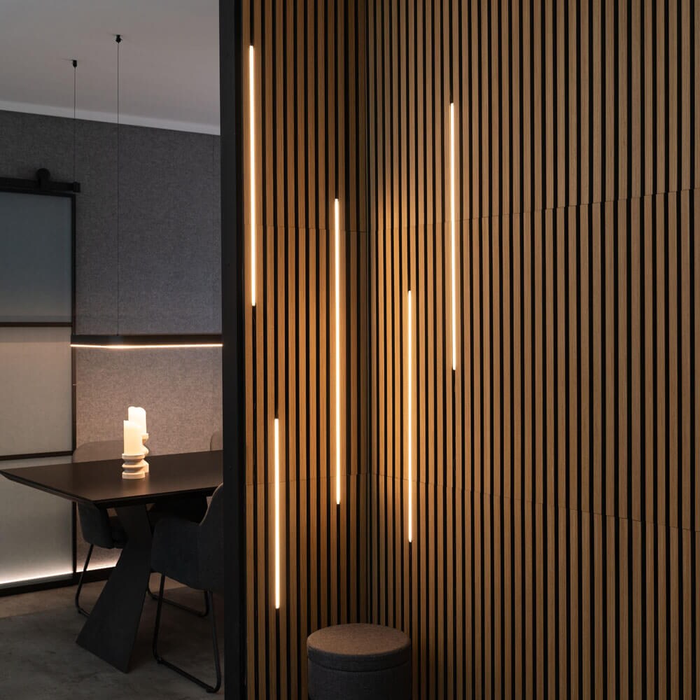 HOME DELUXE LED Lichtleiste f&uuml;r Akustikpaneel - Starterset L 