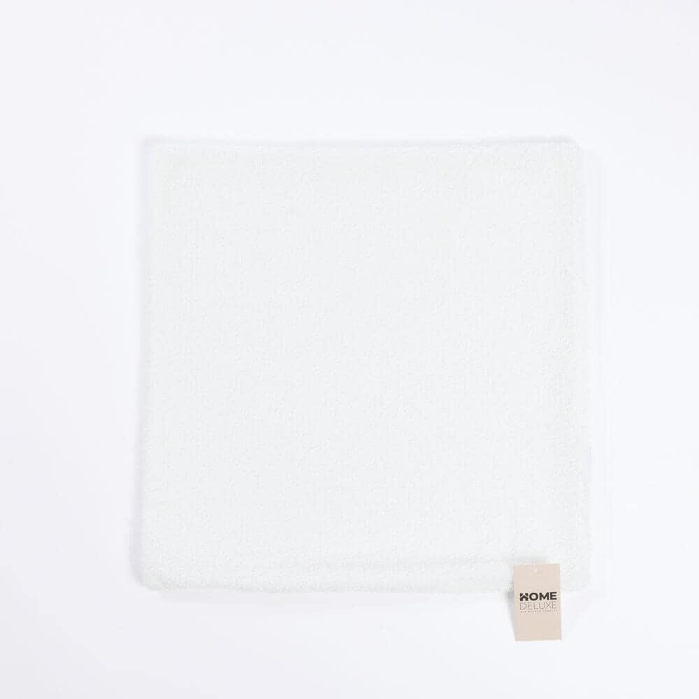 HOME DELUXE Boucl&eacute; Kissenbezug PELO - Creme 