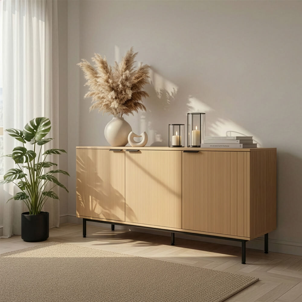 HOME DELUXE Sideboard NYLA - 115 x 90 cm 