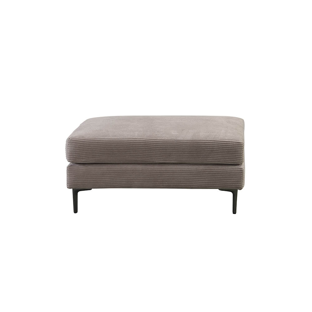 HOME DELUXE Hocker BELLANO - Cord Beige 