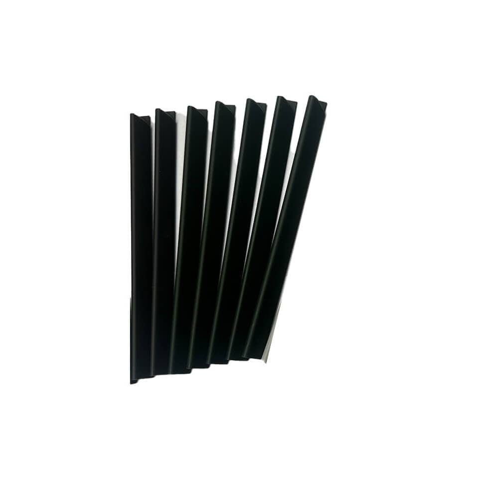 HOME DELUXE Klemmschiene f&uuml;r Zaunfolie DEDUS 20er Set - Dunkelgrau 