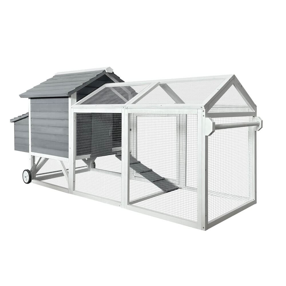 HOME DELUXE H&uuml;hnerstall aus Holz FERA - 224 x 107 cm 