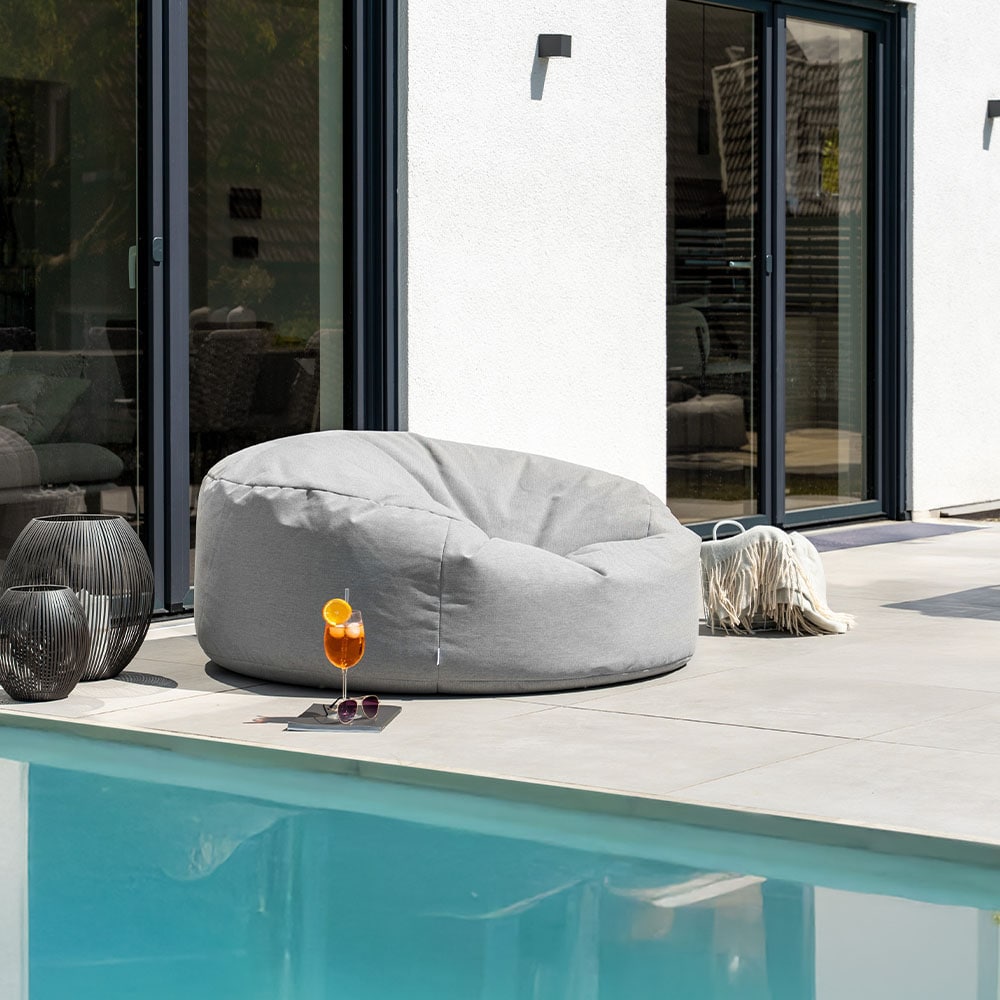 HOME DELUXE XXL Outdoor Sitzsack CLOUD - Hellgrau 
