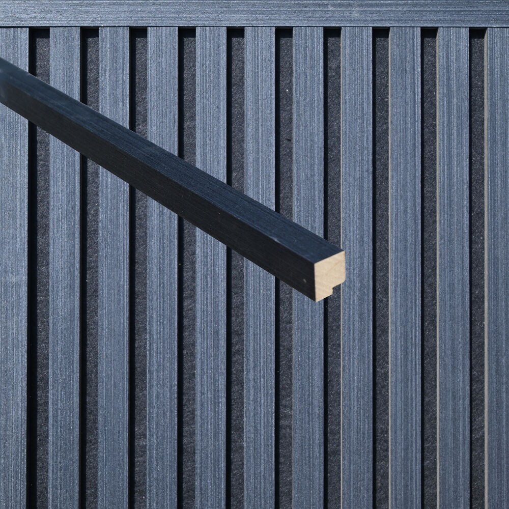 HOME DELUXE Abschlussleiste f&uuml;r Akustikpaneel ENDO Black Oak - 240 cm - Menge: 2 