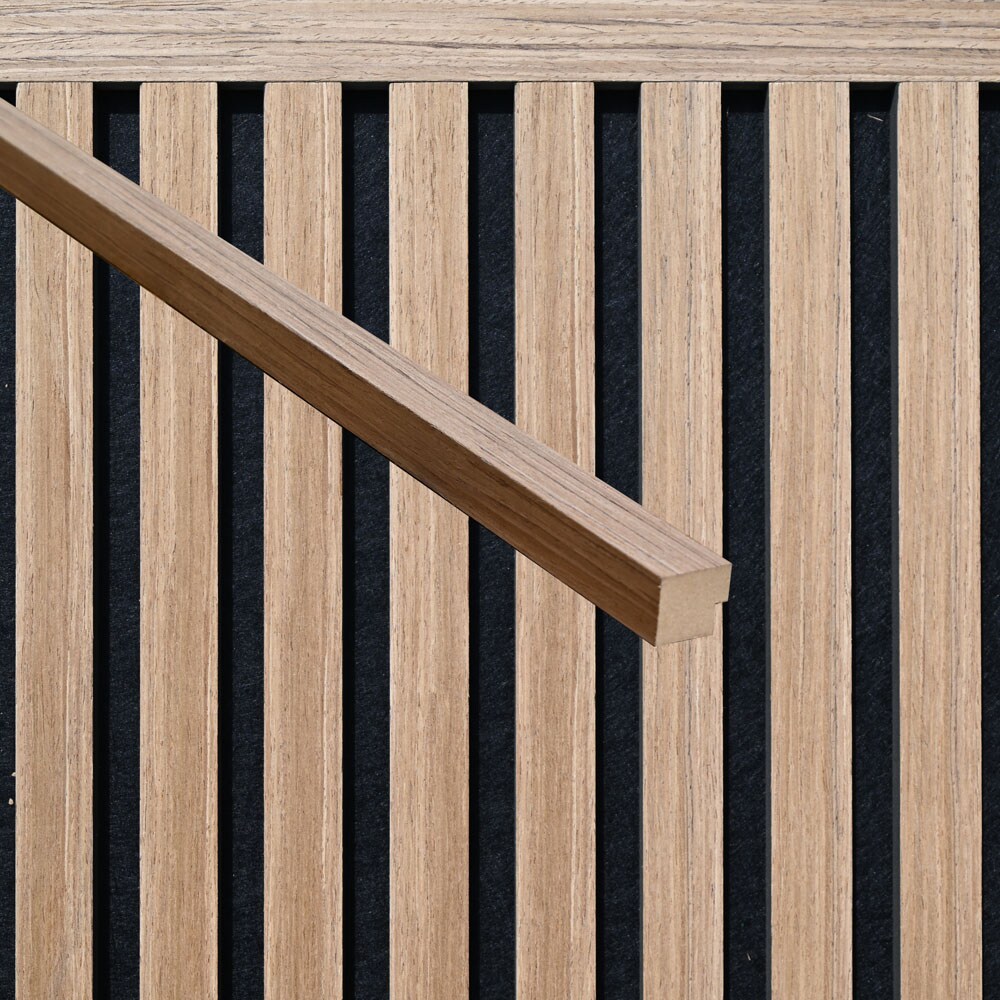 HOME DELUXE Abschlussleiste für Akustikpaneel ENDO Oiled Oak - 240 cm - Menge: 3