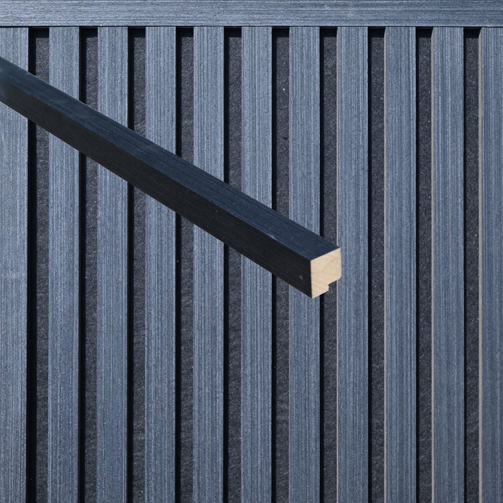 HOME DELUXE Abschlussleiste f&uuml;r Akustikpaneel ENDO Grey Oak - 240 cm - Menge: 3 