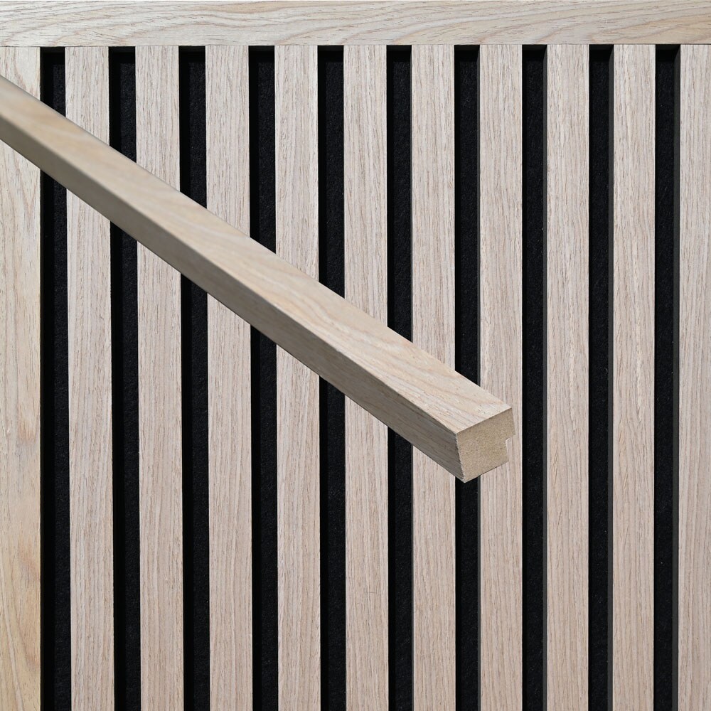 HOME DELUXE Abschlussleiste f&uuml;r Akustikpaneel ENDO Light Oak - 80 cm - Menge: 5 