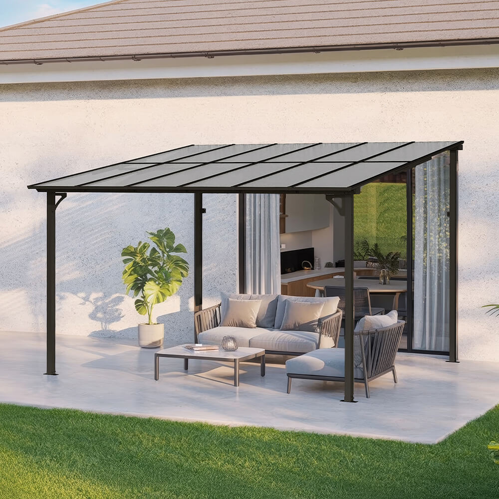 HOME DELUXE Terrassenberdachung ECO Anthrazit - 300 x 300 cm bei Marktkauf  online bestellen
