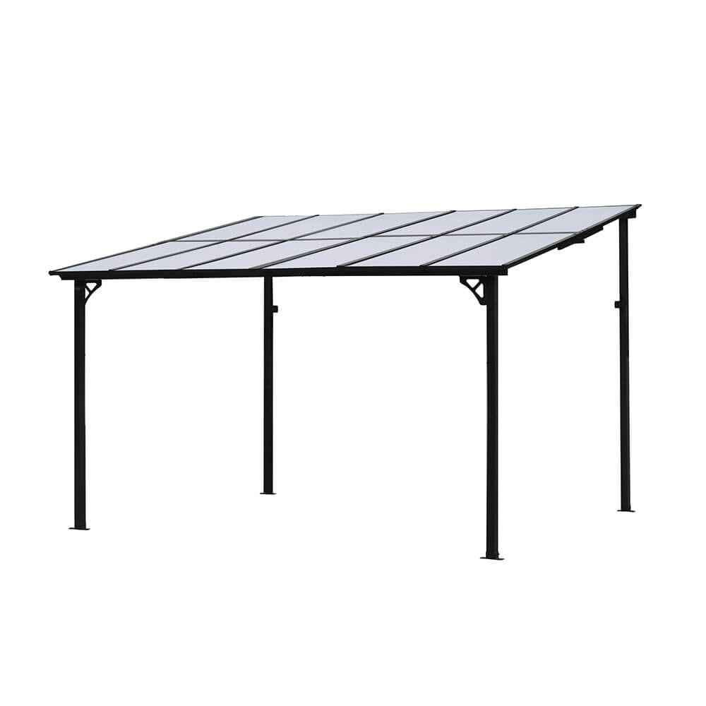HOME DELUXE Terrassen&uuml;berdachung ECO Anthrazit - 300 x 420 cm 