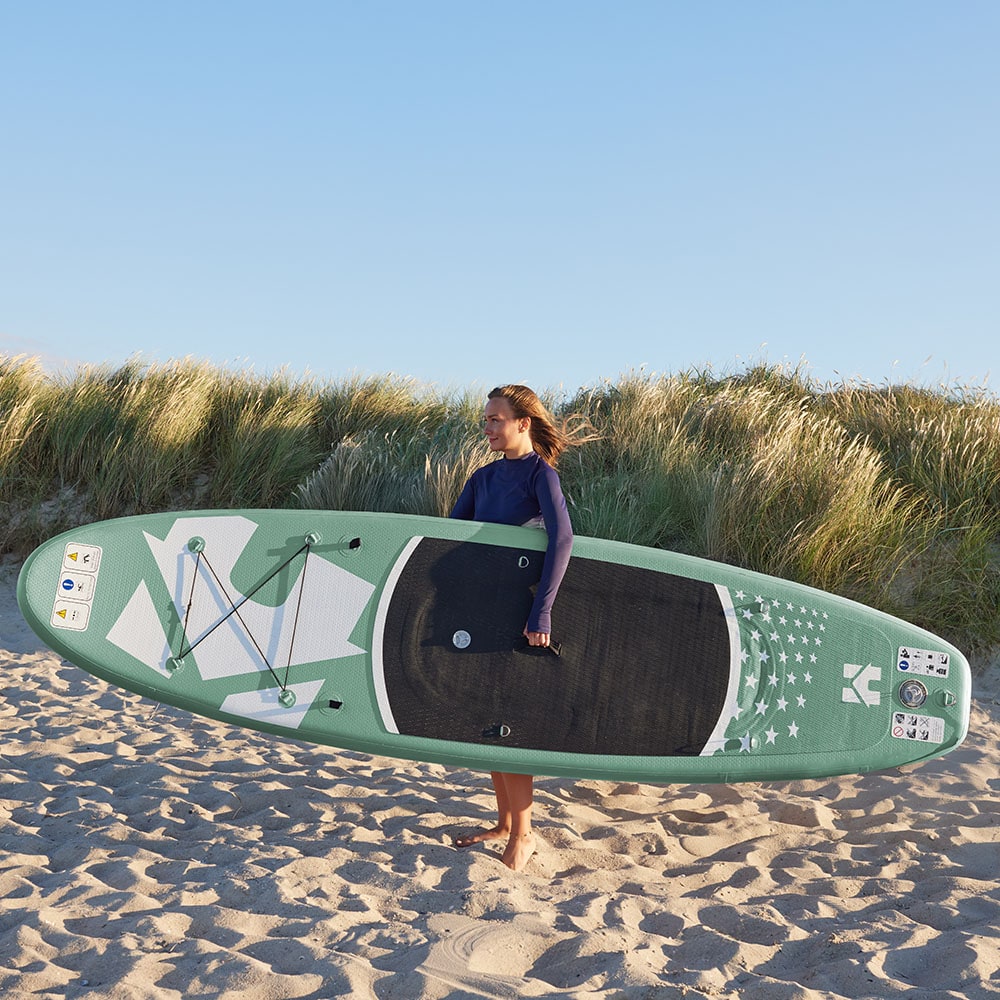 HOME DELUXE Stand Up Paddle Board MOANA Mintgr&uuml;n - Gr&ouml;&szlig;e S 