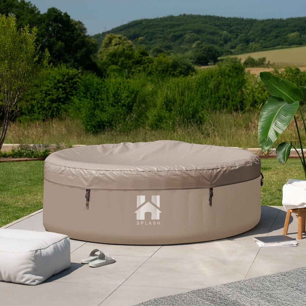 HOME DELUXE Whirlpool Abdeckung CAPE SPLASH - Beige