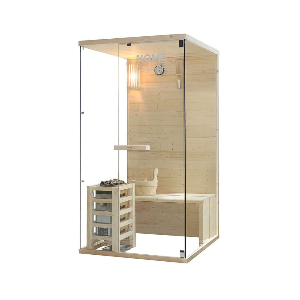HOME DELUXE Traditionelle Sauna ARUNA - 100 x 190 cm f&uuml;r 1-2 Personen 