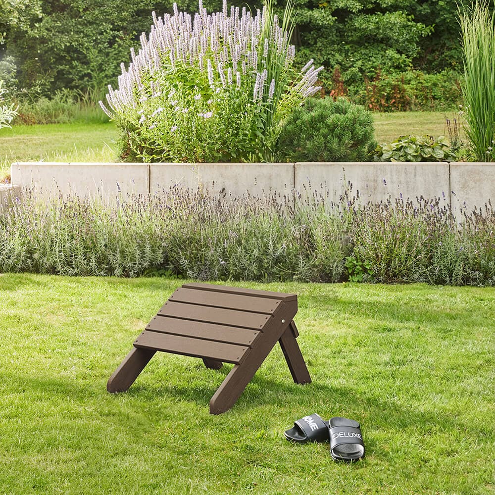 HOME DELUXE Hocker FAREA &ndash; Schwarz - Braun 