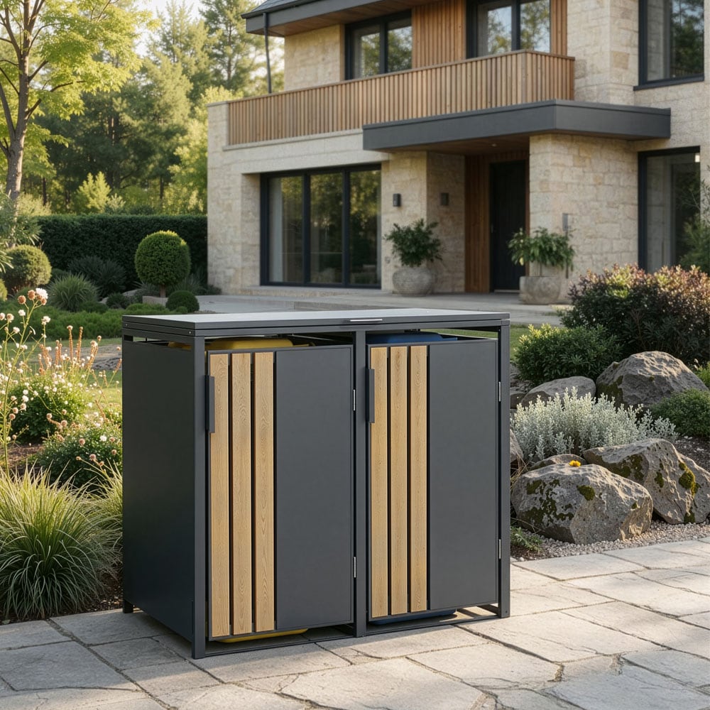 M&uuml;lltonnenbox KANTO - 2x 240L 