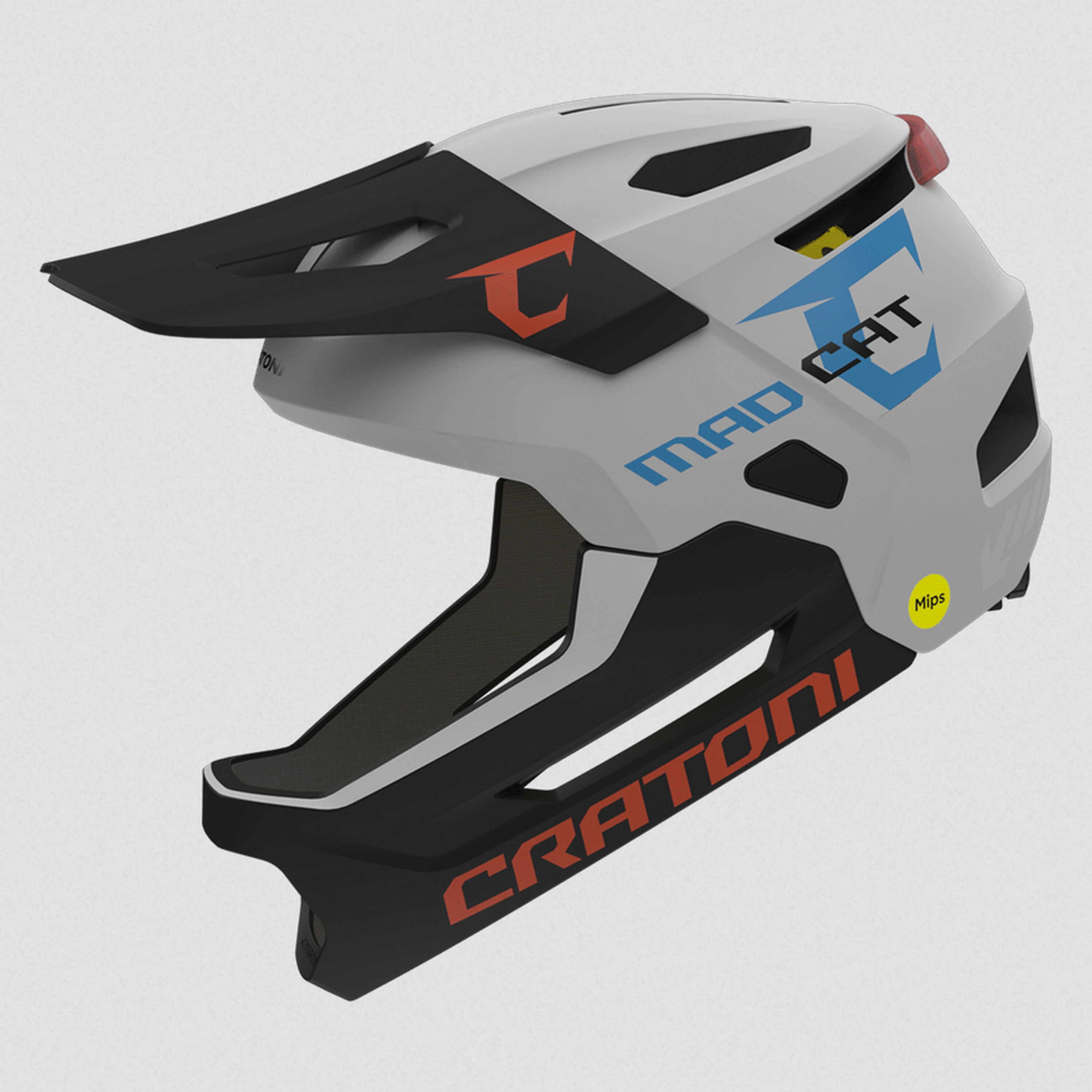 CRATONI MTB-Kinder-/Jugendhelm  "Madcat Mips", wei&szlig; 