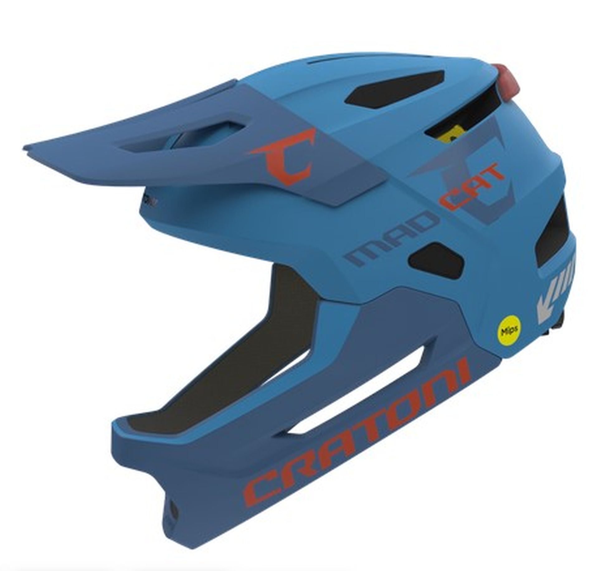 CRATONI MTB-Kinder-/Jugendhelm  Madcat Mips, blue matt 