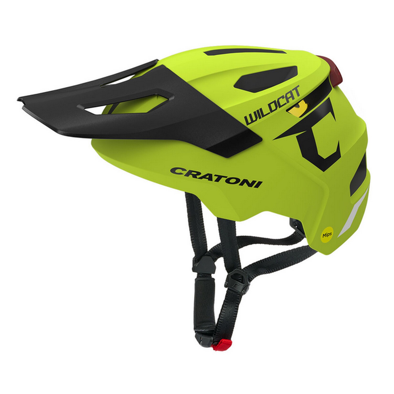 CRATONI Kinder-/Jugendhelm  "WildCat MIPS", limette