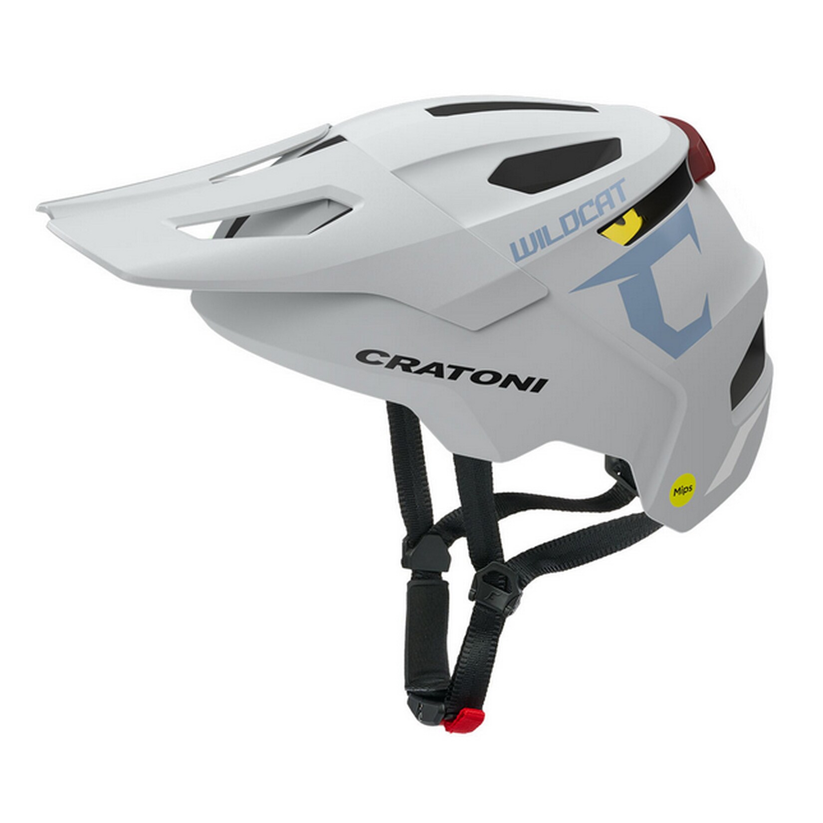 CRATONI Kinder-/Jugendhelm  "WildCat MIPS", grau