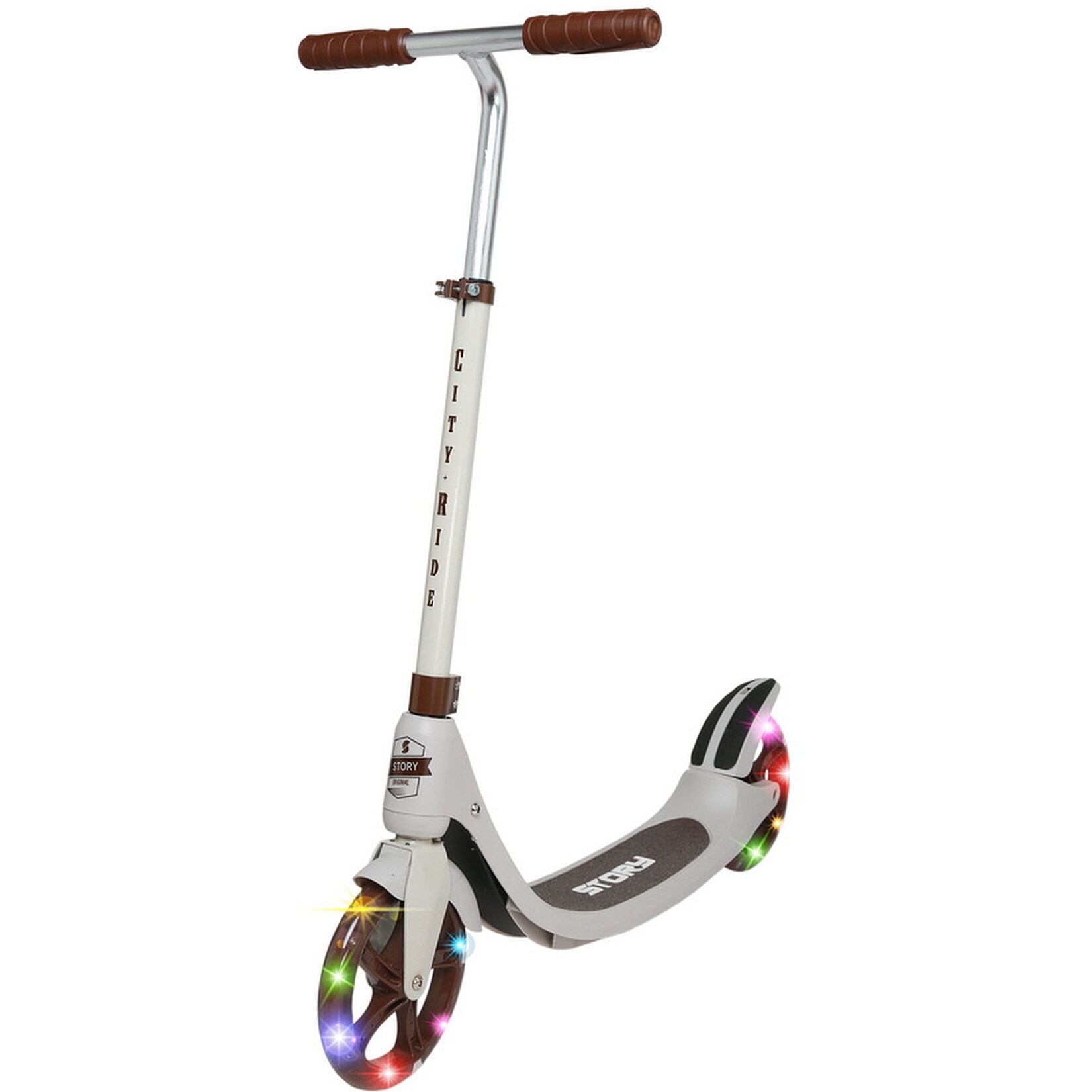 City-Scooter City Ride LED, beige