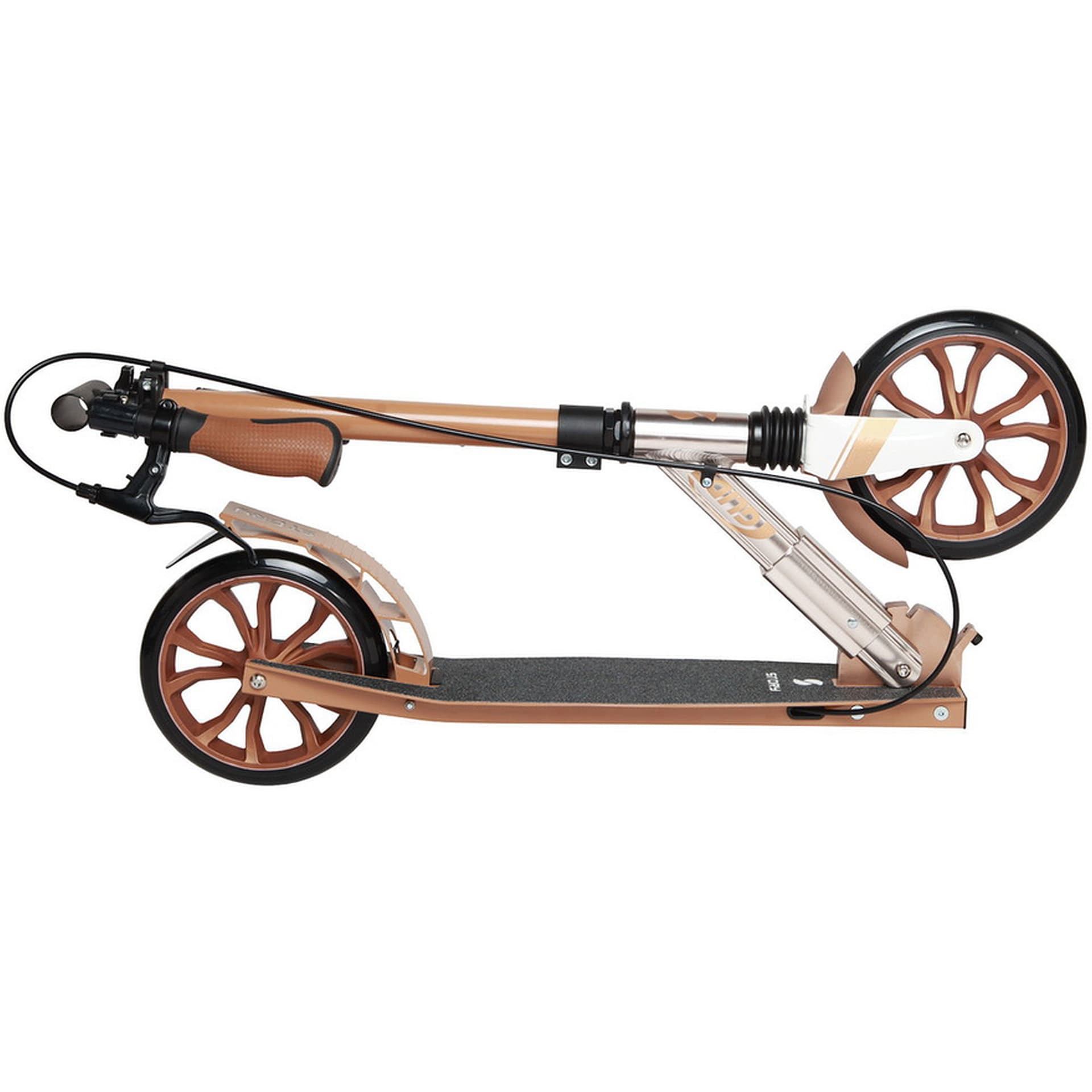 City-Scooter GlideX Elite  Foldable Commuter, creme 