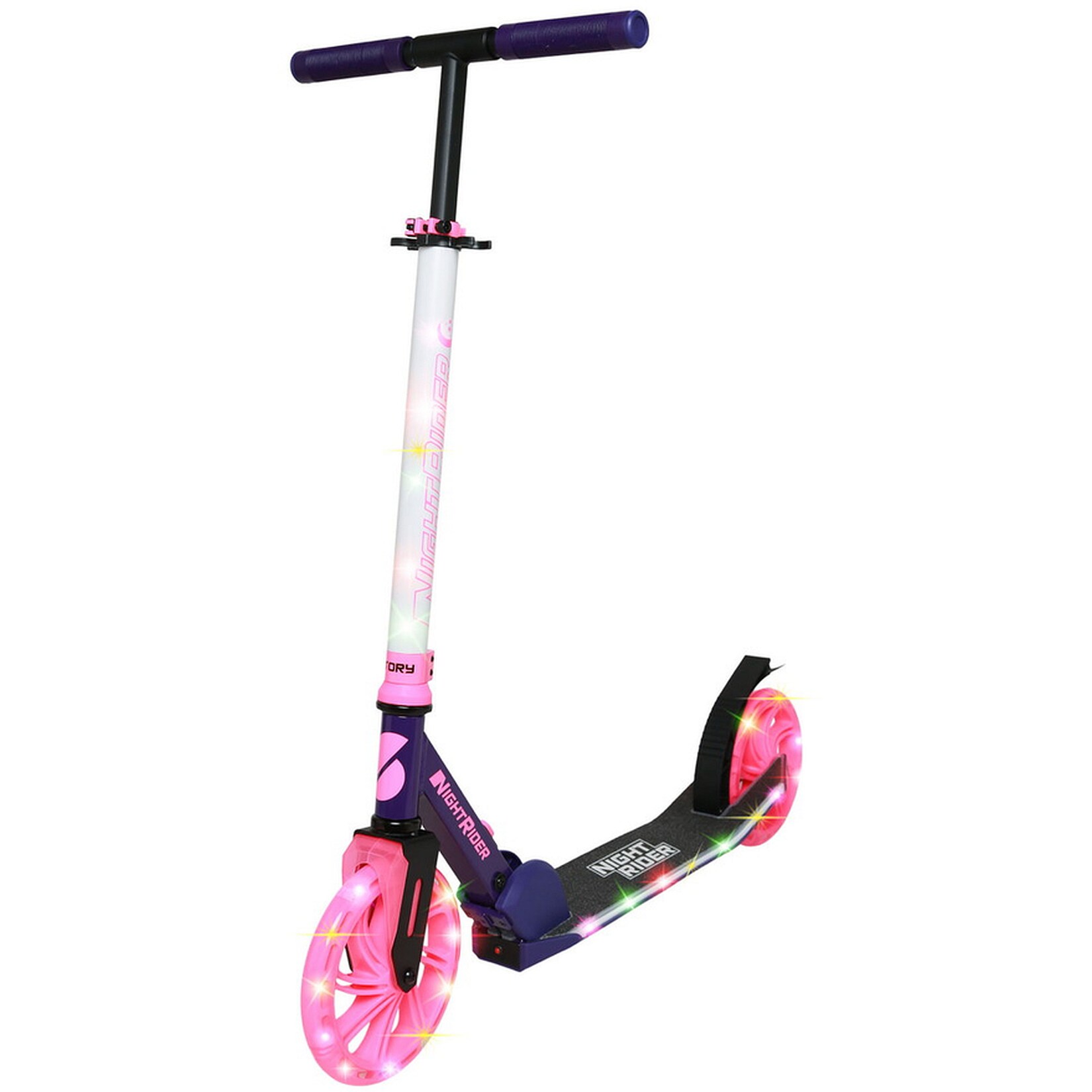 City-Scooter NightRider, lila