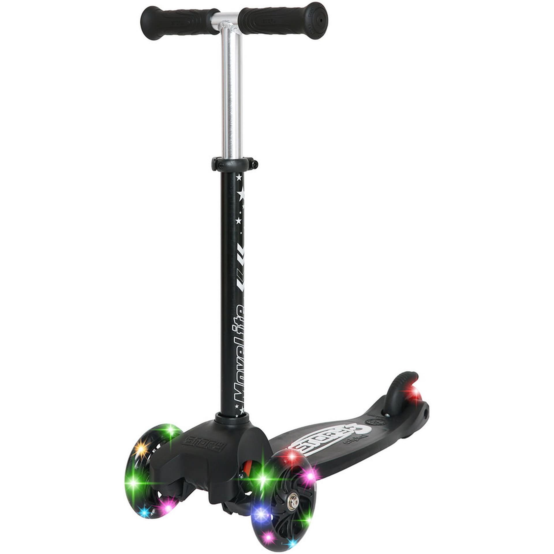 3-Rad-Kinderroller  MoveLite  LED, schwarz 